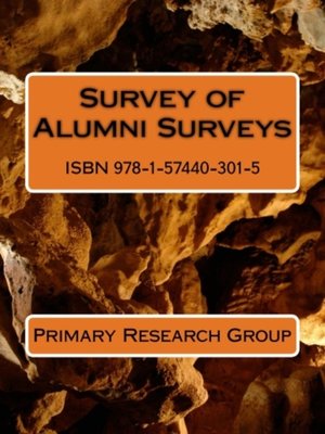 cover image of Survey of Alumni Surveys